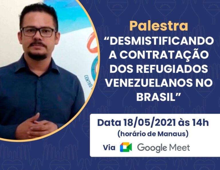 Empresários são capacitados pelo CAM e Hermanitos sobre a contratação de imigrantes venezuelanos