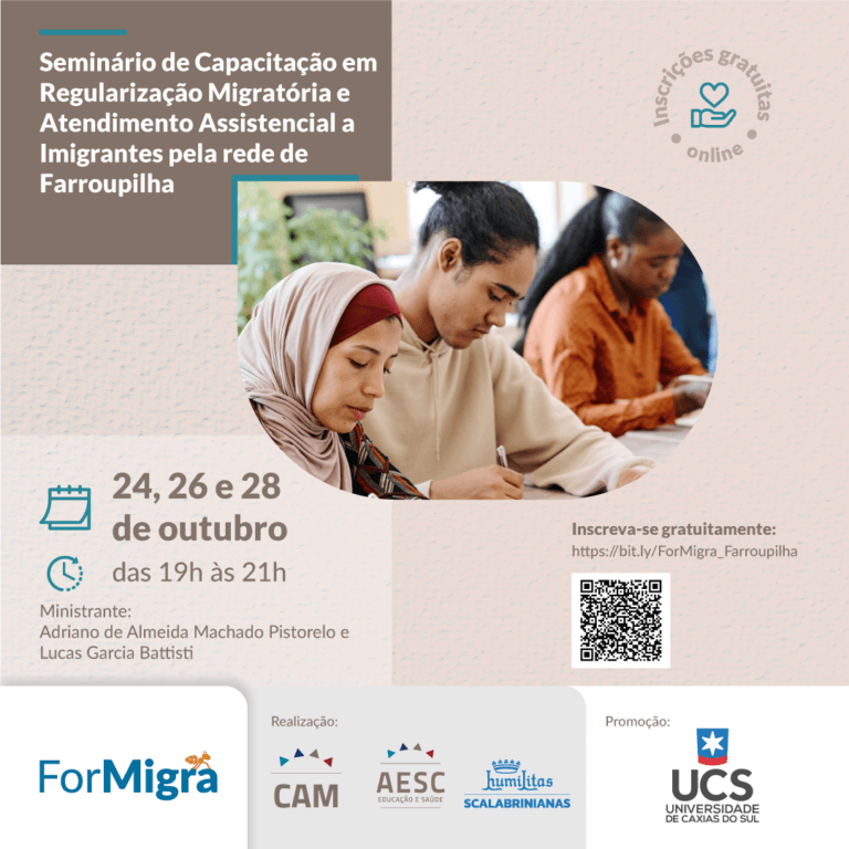 Cursos do programa ForMigra alcançaram 546 pessoas de 15 nacionalidades em 2022